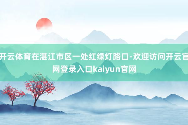 开云体育在湛江市区一处红绿灯路口-欢迎访问开云官网登录入口kaiyun官网